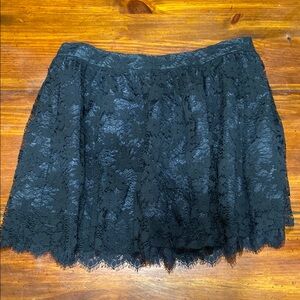 Charlotte Russe Black Bubble Mini Skirt